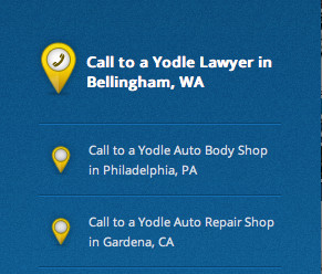 Yodle's web site shows  a scrolling list of real time phone calls to Yodle's merchant customers around the country. 